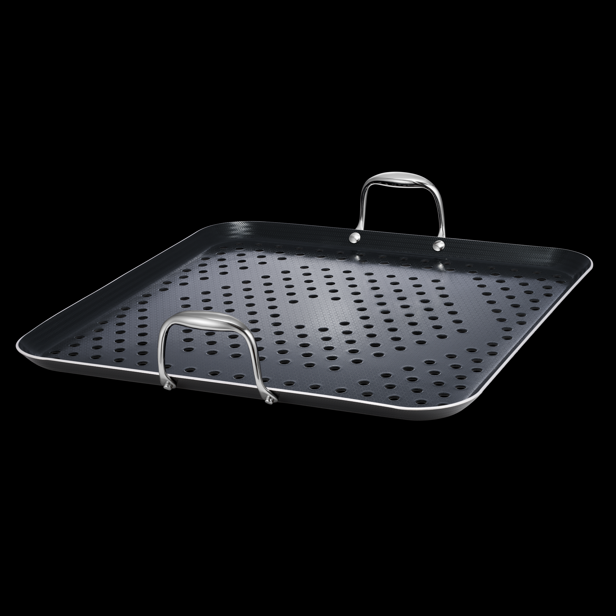 Hexclad_Hybrid-BBQ-GRilled-Topper_Top-Angle_Final_Black